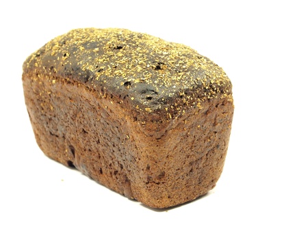 bread on a white background         