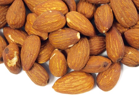 almond on a white background 
の写真素材