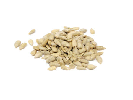 sunflower seeds on a white background
  の写真素材