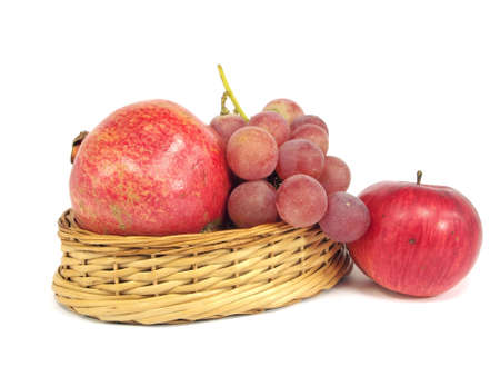 fruits still life on a white background    の写真素材