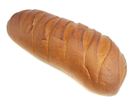 Bread on a white background 
の写真素材
