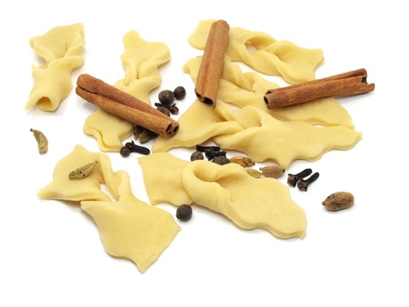 dough for cookies on a white background  の写真素材