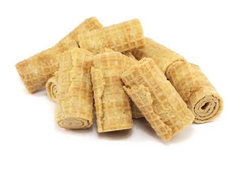 waffle on a white background 
の写真素材