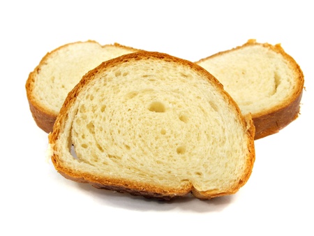 Bread on a white background 
  の写真素材