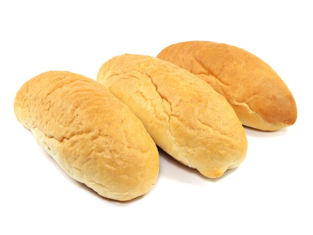 Bread on a white background 
の写真素材