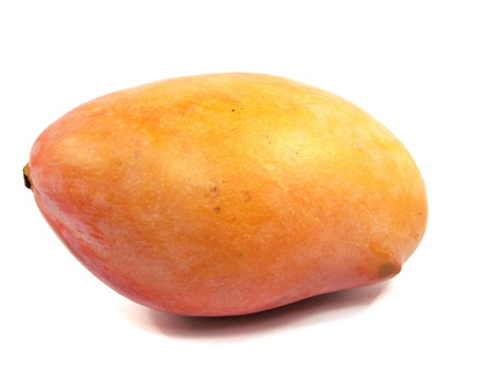 mango fruit on a white backgroun    の写真素材