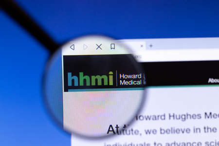 Los Angeles, California, USA - 25 February 2020: Howard Hughes Medical Institute HHMI website...