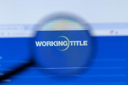 Moscow, Russia - 1 June 2020: Working Title Films website with logo , Illustrative Editorial.のeditorial素材