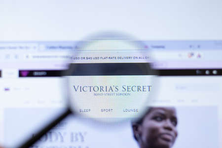 New York, USA - 29 September 2020: Victoria Secret victoriassecret.com company website with logo...