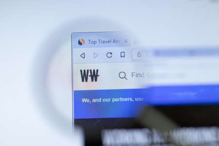 New York, USA - 26 October 2020: Working Not Working company website with close up, Illustrative...