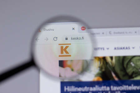 New York, USA - 18 March 2021: Kesko company logo icon on website, Illustrative Editorialのeditorial素材
