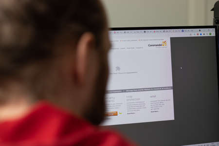 New York, USA - 1 May 2021: Coromandel International company website with logo on screen, Illustrative Editorialのeditorial素材