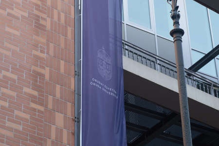 Budapest, Hungary - 1 November 2021: Obuda University in Budapest, Illustrative Editorial.のeditorial素材