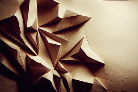 paper texture background illustration. Copy space, generative ai.の素材