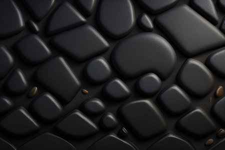 Black Concrete Solid Background Wall.の素材