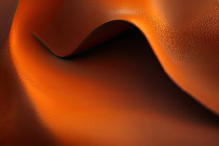 Brown Leather Texture Background Generative AI.の素材