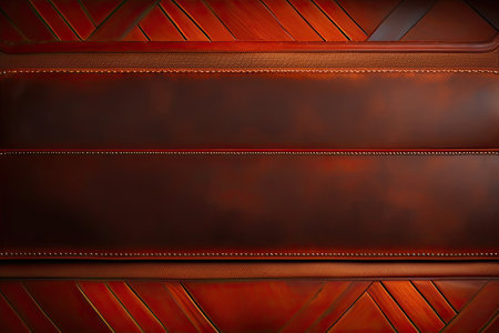 Brown Leather Texture Background Generative AI.の素材