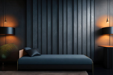 Cement Concrete Wall Background Generative AI.の素材