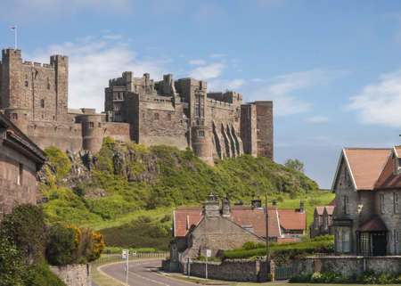 Old English Castle Bamburgh のeditorial素材