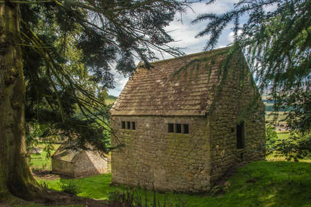 Anglo Scottish Border Bastle Farm Houseの写真素材