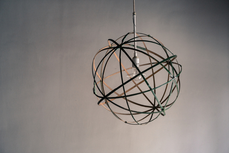 bamboo lampshadeの写真素材