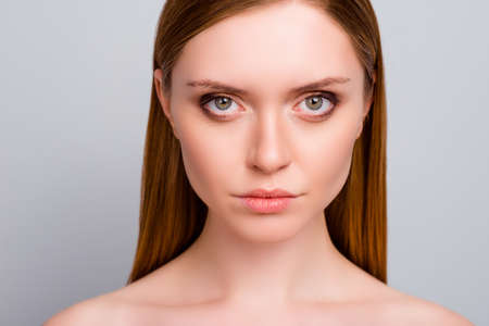 Correction cheekbones cream ideal dermatology hygiene wrinkles fillers lips plump concept. Close up...