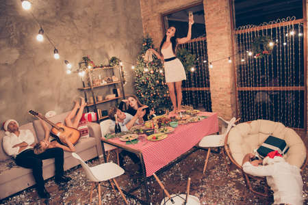 Top above high angle view of beautiful attractive stylish classyの写真素材