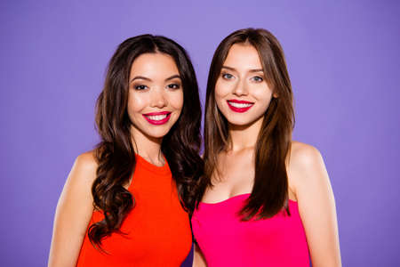 two beautiful, attractive, pretty, dreamy, charming, lovely lady