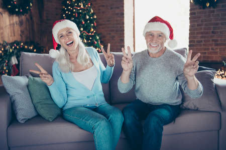 Profile side view portrait of nice charming lovely beautiful coupleの写真素材