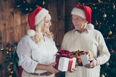 Portrait of two nice cheerful positive beautiful charmingの写真素材