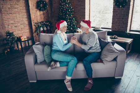 Profile side view of two people tender sweet nice beautiful loveの写真素材