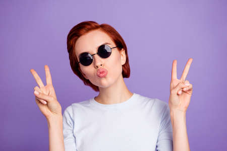 Close up portrait of attractive beautiful prettyの写真素材