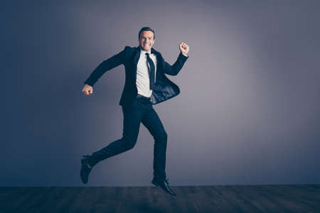 Full length body size photo portrait of funky funny styleの写真素材