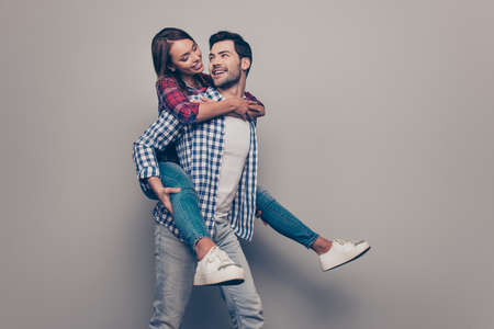 Portrait of  attractive couple