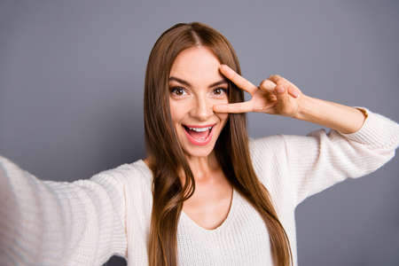 Portrait of  attractive woman