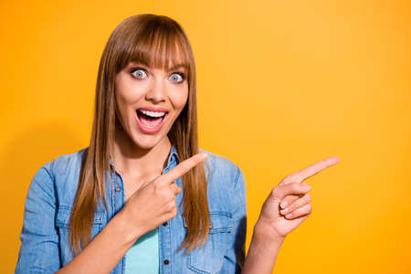 Close-up portrait of her she nice cute lovely attractive gorgeous cheerful straight-haired lady...