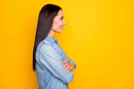 Close-up portrait of her she nice-looking attractive pretty cute lovable charming cheery...