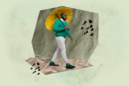 Image full pop trend collage of happy girl guy dance weekend chill celebration party relax entertainment enjoy holiday vibeの写真素材