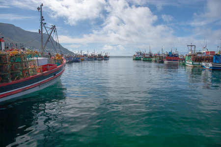 Kalk Bay Harbour, Western Cape Peninsular, South Africaのeditorial素材