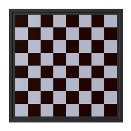 3d illustration of chess  situation with boardの写真素材