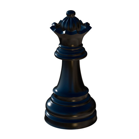 3d illustration of isolated chess game figurineの写真素材