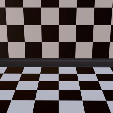 3d illustration of chess  situation with boardの写真素材