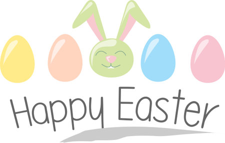 Easter eggsのイラスト素材