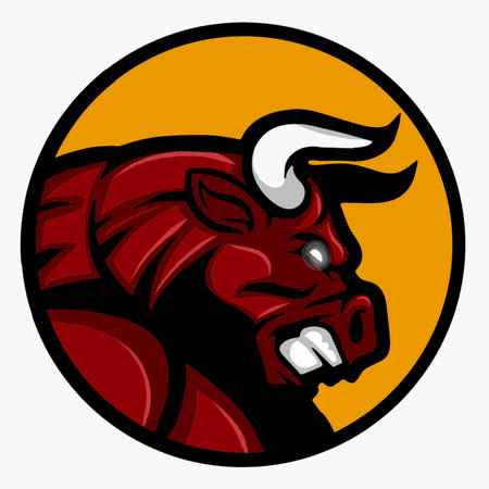 Bull symbolの写真素材