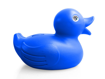 duck ,yellow,rubber,plastic,animals,art,background,toy,kid,shower,fun ,isolatedの写真素材