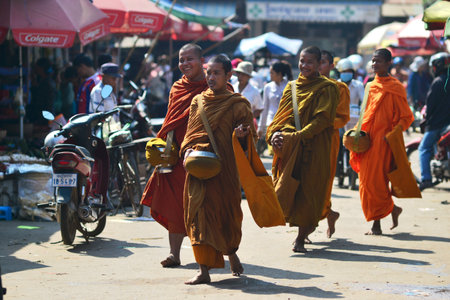 Cambodian monkのeditorial素材