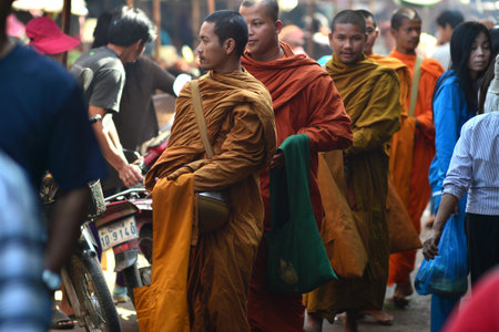 Cambodian monkのeditorial素材