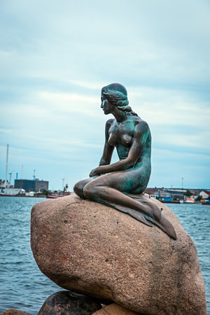 The little mermaid in Copenhagen, Denmarkのeditorial素材
