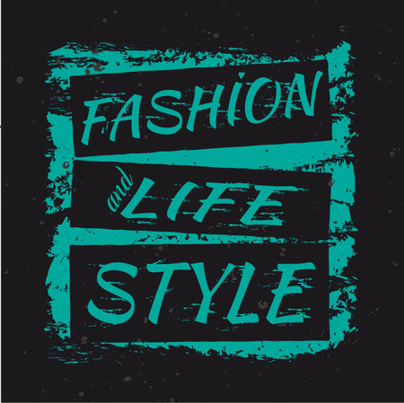 Fashion and life style, slogan special illustration art design - Vectorのイラスト素材