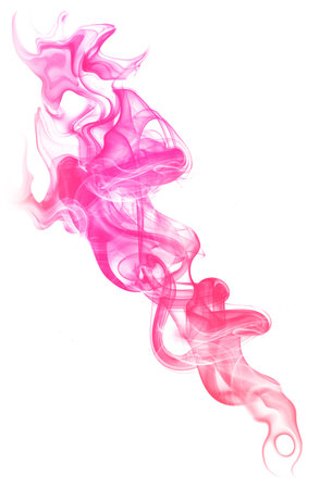 Smoke form pinkの写真素材